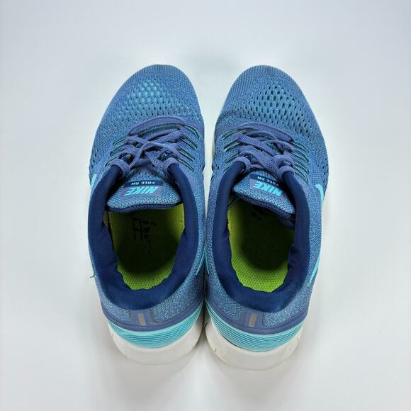 Nike Free RN Blue Moon Lace Up Running Shoes Athletic Sneakers Women's Size 8 - Picture 4 of 10